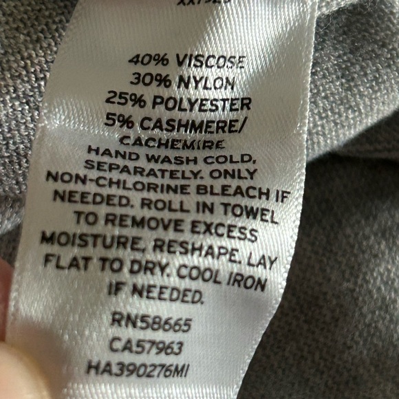 Halogen Cashmere Blend Lagenlook Lightweight Preppy Longline Cardigan Women Sz L - Picture 10 of 10